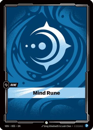 Mind Rune (R03) [Vendetta] Riftbound Singles Riot Games