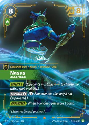 Nasus, Ascended (046/166) [Vendetta] Foil Riftbound Singles Riot Games