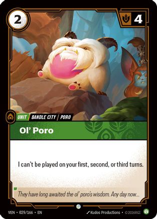 Ol' Poro (029/166) [Vendetta] Foil
