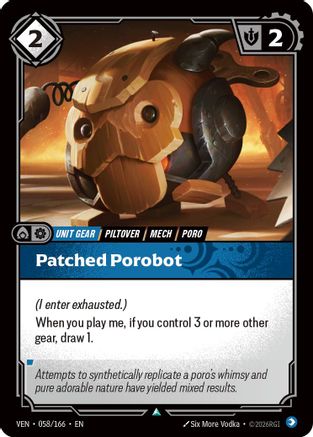 Patched Porobot (058/166) [Vendetta] Foil