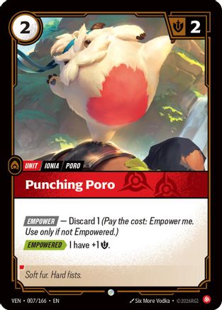 Punching Poro (007/166) [Vendetta] Riftbound Singles Riot Games