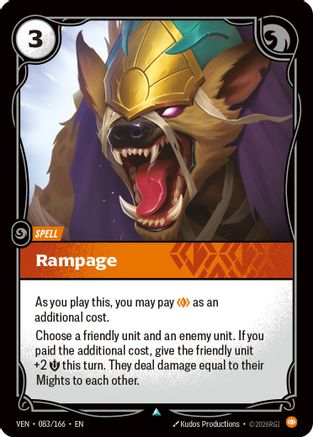 Rampage (083/166) [Vendetta] Foil