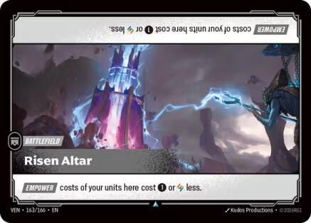 Risen Altar (163/166) [Vendetta] Riftbound Singles Riot Games