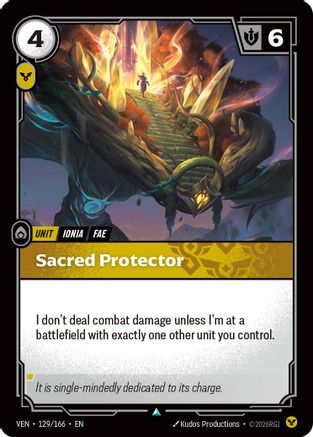 Sacred Protector (129/166) [Vendetta] Foil Riftbound Singles Riot Games