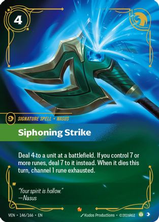 Siphoning Strike (146/166) [Vendetta] Foil Riftbound Singles Riot Games