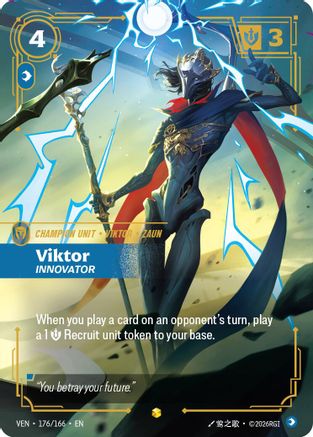 Viktor, Innovator (176/166) [Vendetta] Foil Riftbound Singles Riot Games