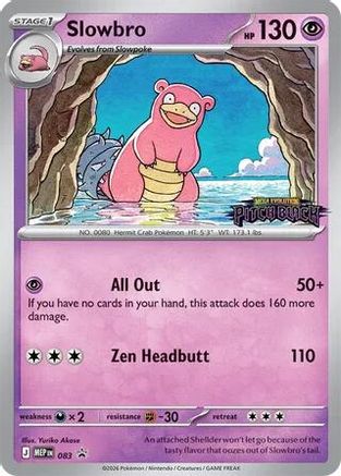 Slowbro (Pitch Black Stamped) 83 Holofoil [ME: Mega Evolution Promo] Pokemon Single Pokémon