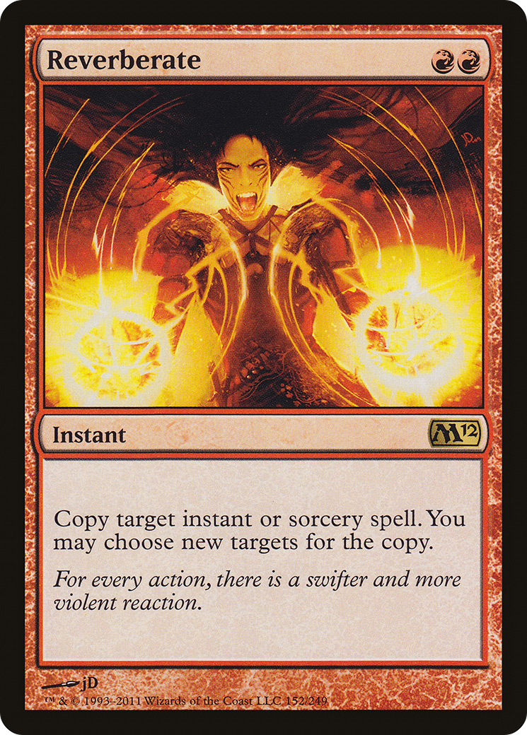 Reverberate (M12-152) [Magic 2012] MTG Single Wizards of the Coast