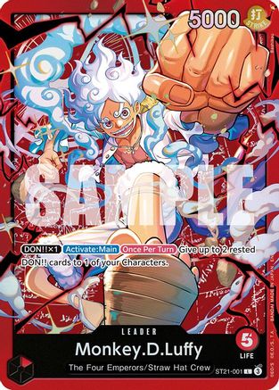 Monkey.D.Luffy (ST21-001) (ST21-001)  [Starter Deck 31: RED Monkey.D.Luffy] Foil