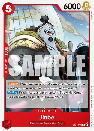 Jinbe (ST31-002)  [Starter Deck 31: RED Monkey.D.Luffy]
