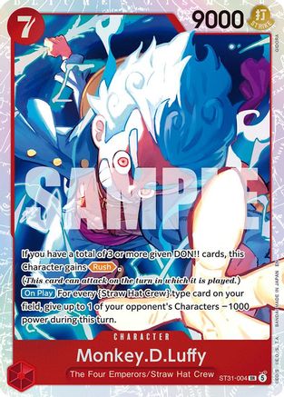 Monkey.D.Luffy (ST31-004) (ST31-004) [Starter Deck 31: RED Monkey.D.Luffy] Foil One Piece Single Bandai
