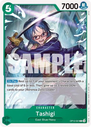 Tashigi (OP12-031)  [Starter Deck 32: GREEN Roronoa Zoro]