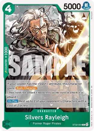 Silvers Rayleigh (ST32-004)  [Starter Deck 32: GREEN Roronoa Zoro]