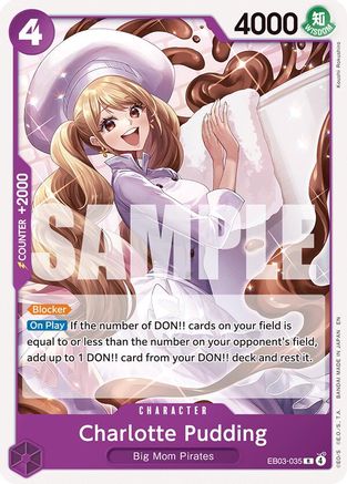 Charlotte Pudding (EB03-035)  [Starter Deck 34: PURPLE Charlotte Katakuri]