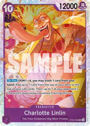 Charlotte Linlin (ST34-004) [Starter Deck 34: PURPLE Charlotte Katakuri] Foil One Piece Single Bandai