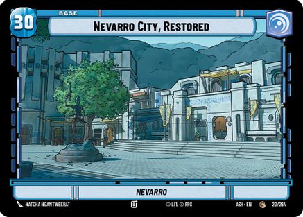 Nevarro City, Restored // Advantage (20/264 // T02) [Ashes of the Empire] Star Wars: Unlimited Single Disney