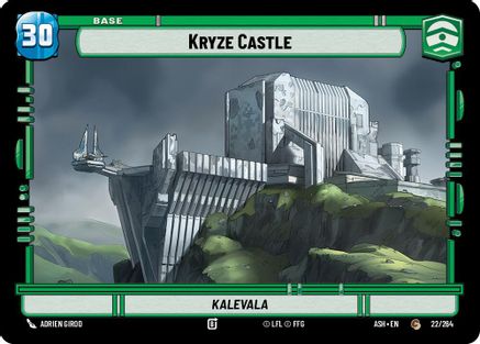 Kryze Castle // Mandalorian (22/264 // T01) [Ashes of the Empire] Star Wars: Unlimited Single Disney