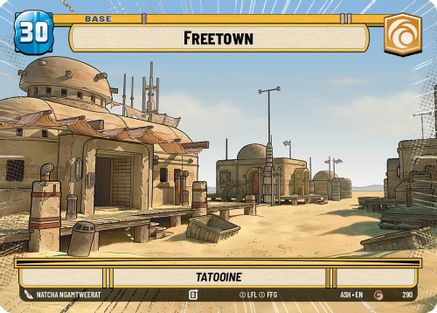 Freetown // Mandalorian (Hyperspace) (290 // T04) [Ashes of the Empire] Star Wars: Unlimited Single Disney