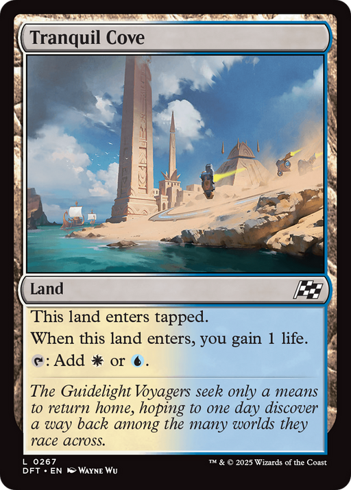 Tranquil Cove (DFT-267) [Aetherdrift] MTG Single Wizards of the Coast