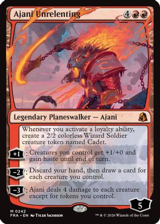 Ajani Unrelenting (FRA-242) [Reality Fracture] MTG Single Wizards of the Coast