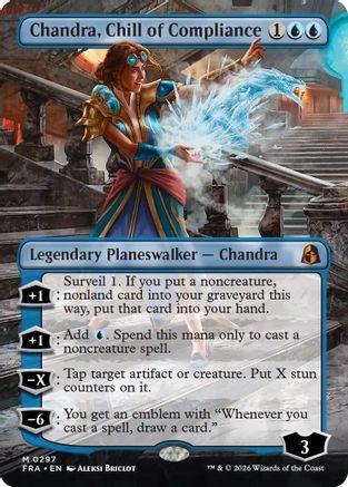 Chandra, Chill of Compliance (FRA-297) [Reality Fracture] Foil MTG Single Wizards of the Coast