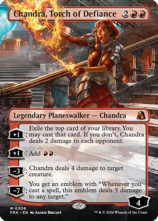 Chandra, Torch of Defiance (FRA-309) [Reality Fracture] MTG Single Wizards of the Coast
