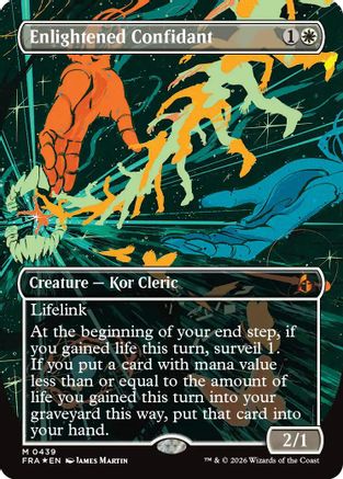 Enlightened Confidant (0439) (FRA-439) [Reality Fracture] Foil MTG Single Wizards of the Coast