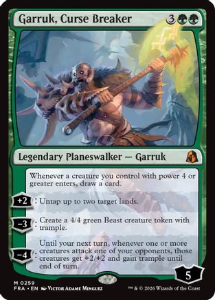 Garruk, Curse Breaker (FRA-259) [Reality Fracture] Foil MTG Single Wizards of the Coast