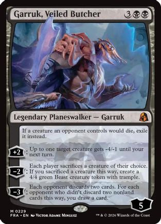 Garruk, Veiled Butcher (FRA-229) [Reality Fracture] Foil MTG Single Wizards of the Coast