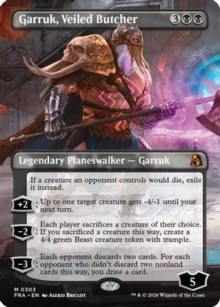 Garruk, Veiled Butcher (FRA-303) [Reality Fracture] Foil MTG Single Wizards of the Coast