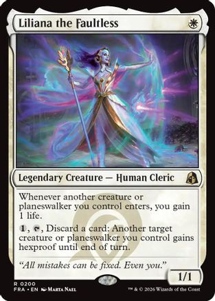 Liliana the Faultless (FRA-200) [Reality Fracture] MTG Single Wizards of the Coast