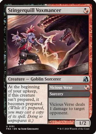 Stingerquill Voxmancer (FRA-151) [Reality Fracture] MTG Single Wizards of the Coast