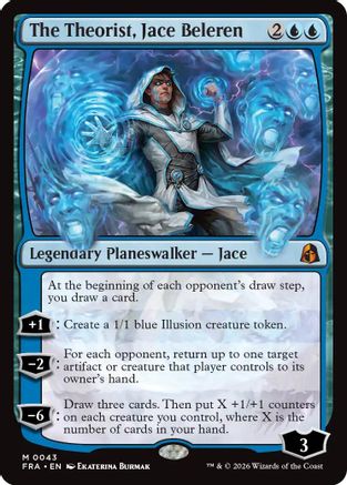 The Theorist, Jace Beleren (FRA-043) [Reality Fracture] Foil MTG Single Wizards of the Coast