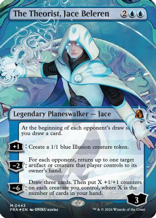 The Theorist, Jace Beleren (0443) (FRA-443) [Reality Fracture] MTG Single Wizards of the Coast