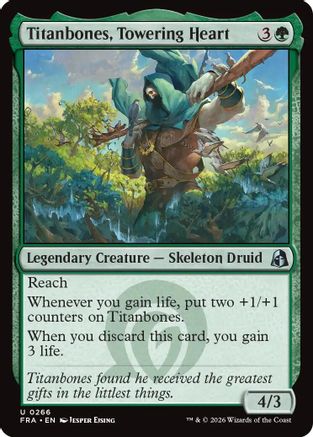 Titanbones, Towering Heart (FRA-266) [Reality Fracture] MTG Single Wizards of the Coast