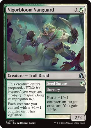 Vigorbloom Vanguard (FRA-161) [Reality Fracture] Foil MTG Single Wizards of the Coast