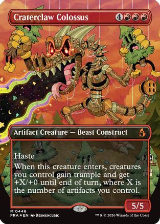 Craterclaw Colossus (0446) (FRA-446) [Reality Fracture] Foil MTG Single Wizards of the Coast