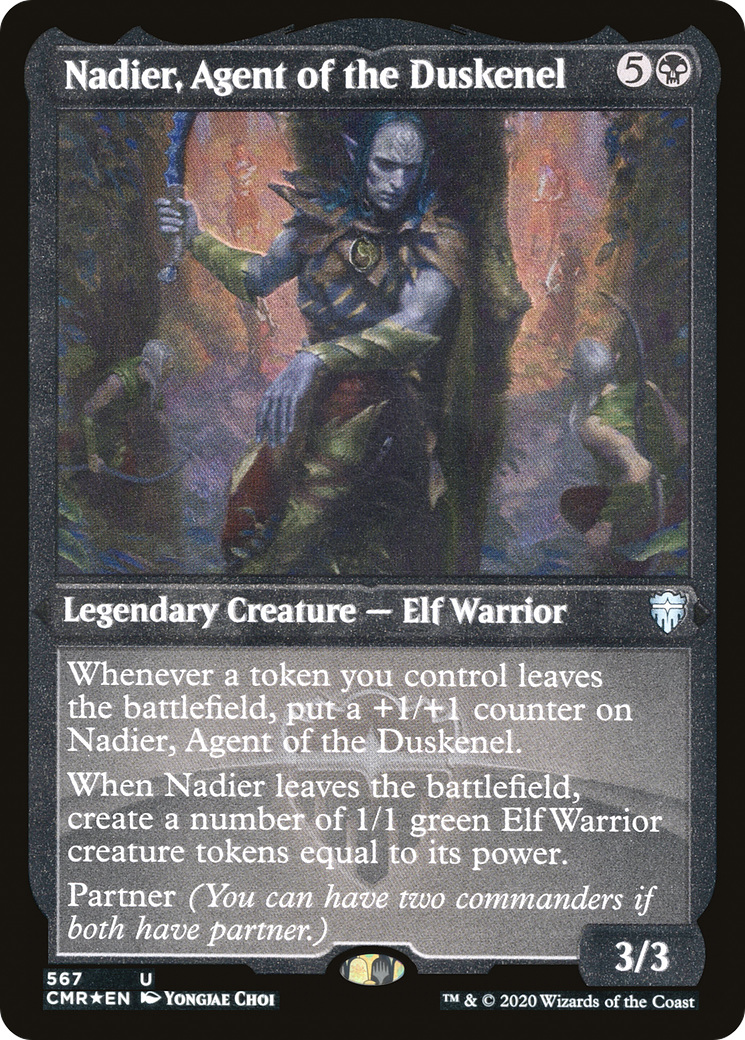 Nadier, Agent of the Duskenel (Foil Etched) (CMR-567) [Commander Legends] Foil MTG Single Wizards of the Coast