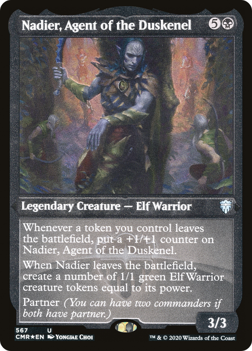 Nadier, Agent of the Duskenel (Foil Etched) (CMR-567) [Commander Legends] Foil MTG Single Wizards of the Coast