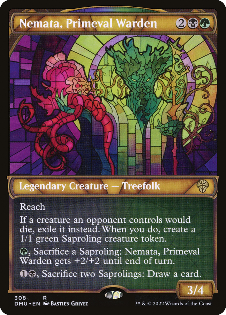 Nemata, Primeval Warden (DMU-308) [Dominaria United] (Showcase) MTG Single Wizards of the Coast