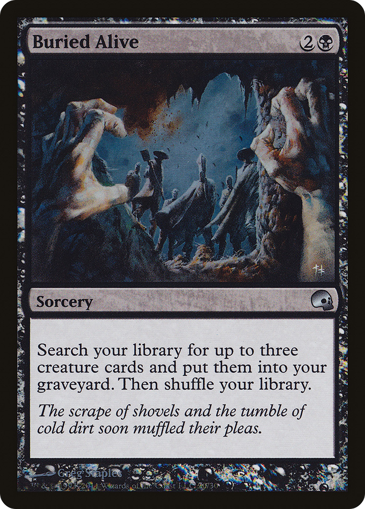 Buried Alive (GRV-020) [Misc] Premium Deck Series: Graveborn Foil MTG Single Wizards of the Coast