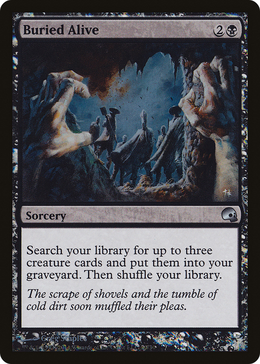 Buried Alive (GRV-020) [Misc] Premium Deck Series: Graveborn Foil MTG Single Wizards of the Coast