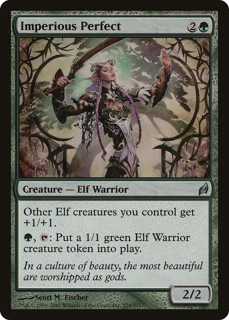 Imperious Perfect (LRW-220) [Lorwyn] Foil MTG Single Wizards of the Coast