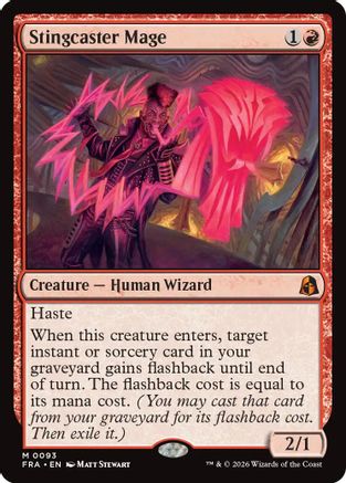 Stingcaster Mage (FRA-093) [Reality Fracture] MTG Single Wizards of the Coast