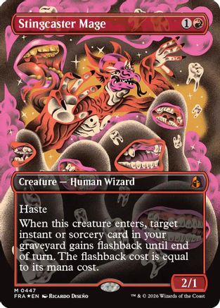 Stingcaster Mage (0447) (FRA-447) [Reality Fracture] Foil MTG Single Wizards of the Coast