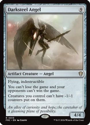 Darksteel Angel (FRC-013) [Commander: Reality Fracture] MTG Single Wizards of the Coast