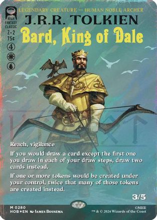 Bard, King of Dale (Surge Foil) (HOB-280) [The Hobbit] Foil MTG Single Wizards of the Coast