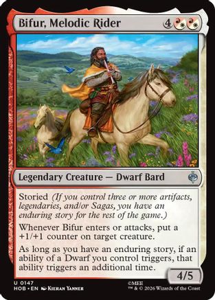 Bifur, Melodic Rider (HOB-147) [The Hobbit] Foil MTG Single Wizards of the Coast