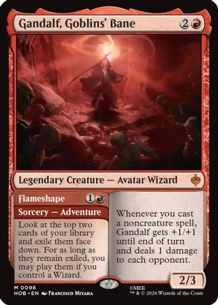 Gandalf, Goblins' Bane (HOB-096) [The Hobbit] MTG Single Wizards of the Coast