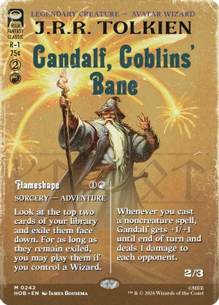 Gandalf, Goblins' Bane (HOB-242) [The Hobbit] MTG Single Wizards of the Coast